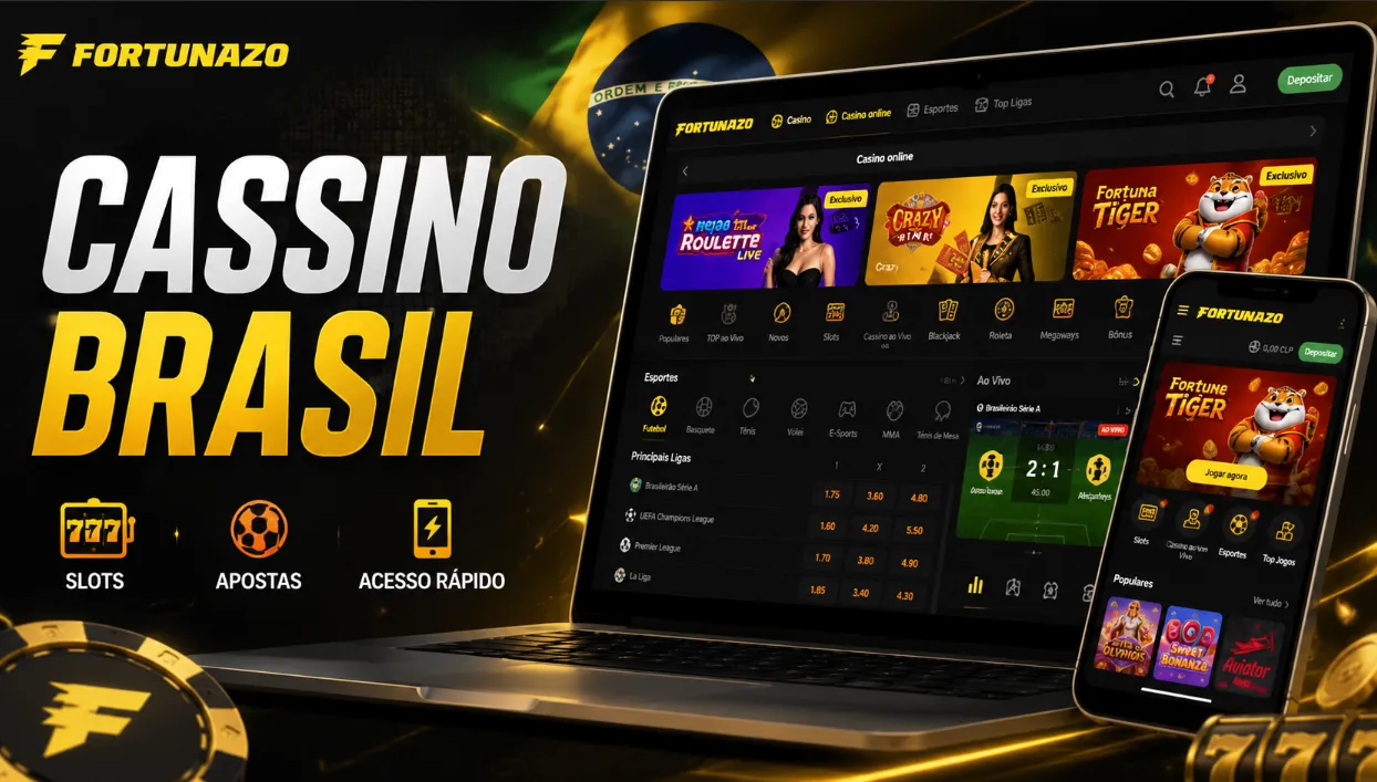 Fortunazo Casino Brasil com Slots, Apostas e Acesso Rápido pelo Celular