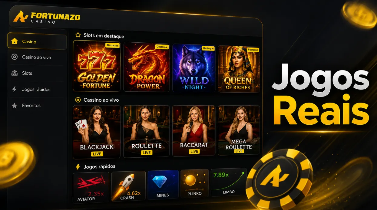 Jogos do Fortunazo Casino para apostas reais